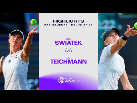 Iga Swiatek vs. Jil Teichmann | 2023 Bad Homburg Round of 16 | WTA Match Highlights