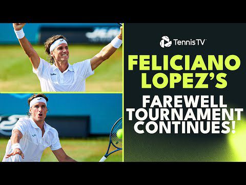 Feliciano Lopez's Farewell Tournament Continues vs Jordan Thompson! | Mallorca 2023 Highlights