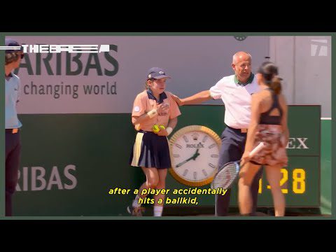 Miyu Kato accidentally hits ballgirl, gets disqualified | The Break