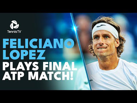 Feliciano Lopez Plays Final ATP Match In Mallorca! | Mallorca 2023 Highlights