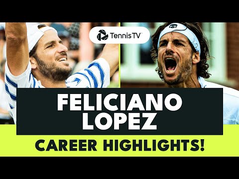 Feliciano Lopez: Brilliant Shots & Best Moments From 26-Year Playing Career!