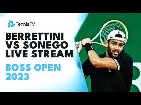 Matteo Berrettini vs Lorenzo Sonego Live Tennis Stream | BOSS Open 2023