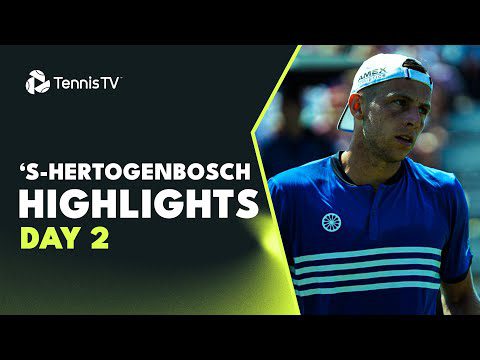 Bublik Takes On Goffin; Mannarino & Griekspoor Also Play | 's-Hertogenbosch 2023 Highlights Day 2