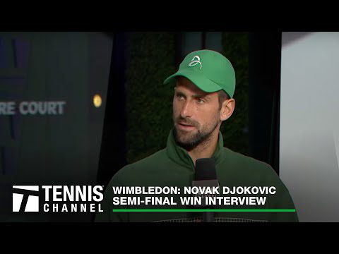 Novak Djokovic Makes Record 35th Grand Slam Final | 2023 Wimbledon Semifinal Win Interview