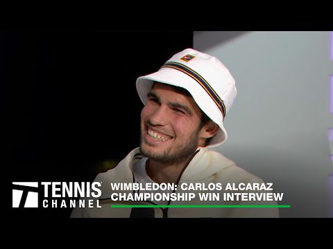 Carlos Alcaraz Shocks Djokovic, Wins Wimbledon Title | 2023 Wimbledon Championship Interview