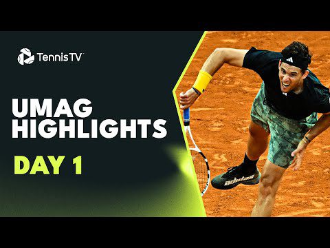 Thiem Takes On Bagnis; Cilic & More Feature | Umag 2023 Highlights Day 1