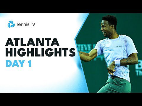 Monfils and Kokkinakis DELIVER; Wolf, Quinn, Vukic in Action | Atlanta 2023 Day 1 Highlights