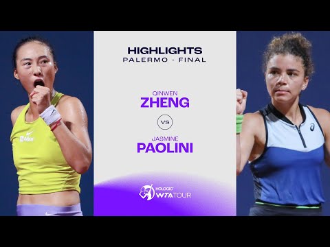 Qinwen Zheng vs. Jasmine Paolini | 2023 Palermo Final | WTA Match Highlights