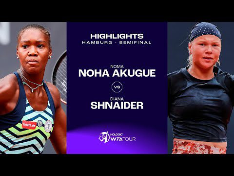 Noma Akugue Noha vs. Diana Shnaider | 2023 Hamburg Semifinal | WTA Match Highlights