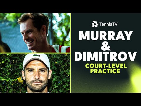 Andy Murray vs Grigor Dimitrov: Court-Level Practice | Washington 2023