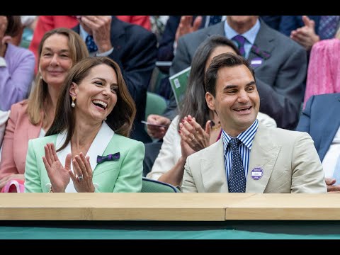 Kate Middleton and Roger Federer visit Wimbledon | The Break