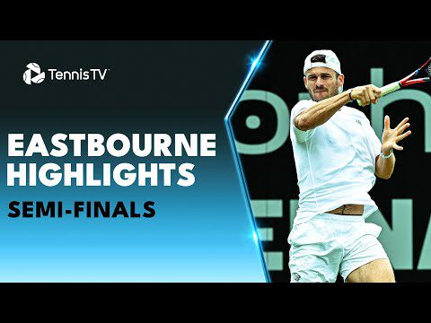 Paul Battles Barrere; McDonald vs Cerundolo THRILLER | Eastbourne 2023 Semi-Final Highlights