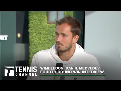 Daniil Medvedev Previews Upcoming Matchup with Eubanks | 2023 Wimbledon Fourth Round Win Interview