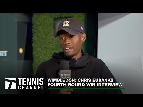 Chris Eubanks Analyzes His Fourth Round Upset Win Over Tsitsipas | 2023 Wimbledon Interview