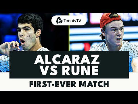 Carlos Alcaraz vs Holger Rune First-Ever Match! | Next Gen Finals 2021 Extended Highlights