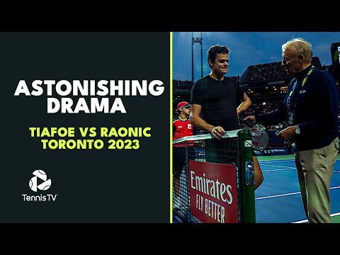 ASTONISHING Drama In Tiafoe vs Raonic Over Unusual Rule | Toronto 2023