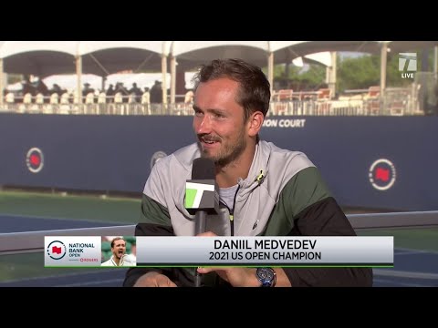 Daniil Medvedev Pumped For Start of Fantasy Football; Toronto 3R Win