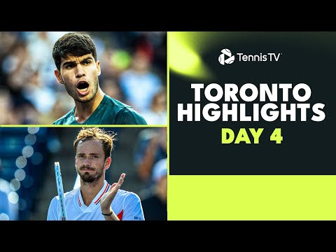 Alcaraz Faces Hurkacz; Medvedev, Ruud, Fritz In Action | Toronto 2023 Highlights Day 4