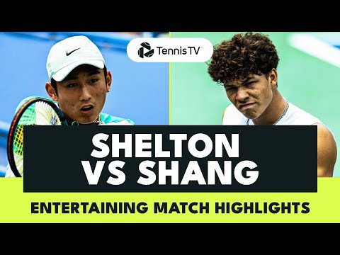 Ben Shelton vs Juncheng Shang Entertaining Match | Washington 2023 Highlights