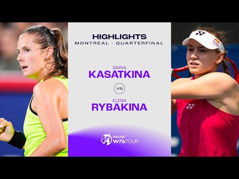 Daria Kasatkina vs. Elena Rybakina | 2023 Montreal Quarterfinal | WTA Match Highlights