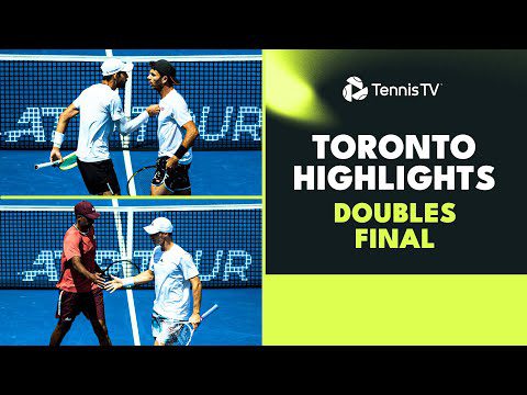 Arevalo & Rojer Take On Ram & Salisbury For The Title | Toronto 2023 Highlights Doubles Final