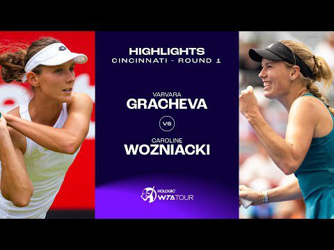 Varvara Gracheva vs. Caroline Wozniacki | 2023 Cincinnati Round 1 | WTA Match Highlights