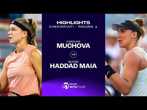 Karolina Muchova vs. Beatriz Haddad Maia | 2023 Cincinnati Round 1 | WTA Match Highlights