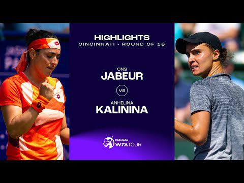 Ons Jabeur vs. Anhelina Kalinina | 2023 Cincinnati Round 2 | WTA Match Highlights