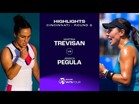 Martina Trevisan vs. Jessica Pegula | 2023 Cincinnati Round 2 | WTA Match Highlights