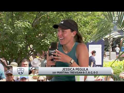 Jessica Pegula talks her battle on court today and Vanity Fair | 2023 Cincinnati Second Round