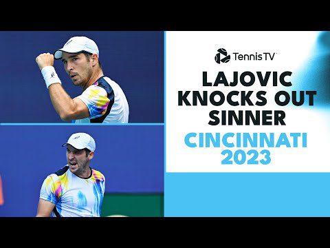 Dusan Lajovic Upsets Toronto Champion Jannik Sinner! | Cincinnati 2023