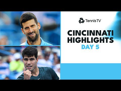 Alcaraz & Paul Epic; Djokovic Faces Monfils | Cincinnati 2023 Day 5 Highlights