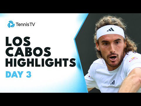 Tsitsipas Takes On Isner; Norrie, Paul & Kovacevic Feature | Los Cabos Highlights Day 3