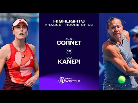 Alizé Cornet vs. Kaia Kanepi | 2023 Prague Round of 16 | WTA Match Highlights