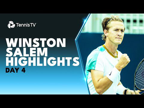 Top Seed Coric Faces Mmoh; Korda & Gasquet Also In Action | Winston-Salem 2023 Highlights Day 4