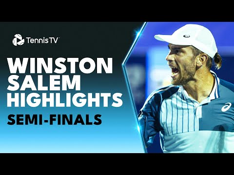 Borna Coric and Sebastian Baez Go the Distance | Winston-Salem 2023 Semi-Final Highlights