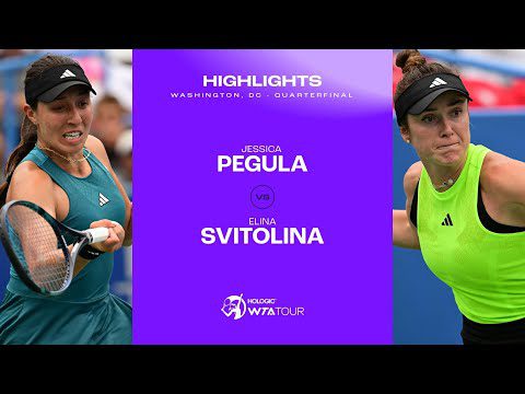 Jessica Pegula vs. Elina Svitolina | 2023 Washington, DC Quarterfinals | WTA Match Highlights