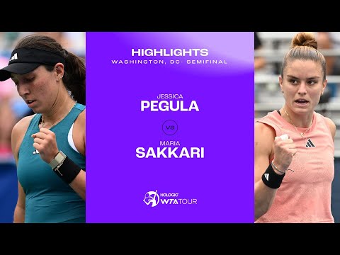 Jessica Pegula vs. Maria Sakkari | 2023 Washington, DC Semifinals | WTA Match Highlights