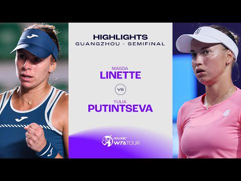 Magda Linette vs. Yulia Putintseva | 2023 Guangzhou Semifinal | WTA Match Highlights