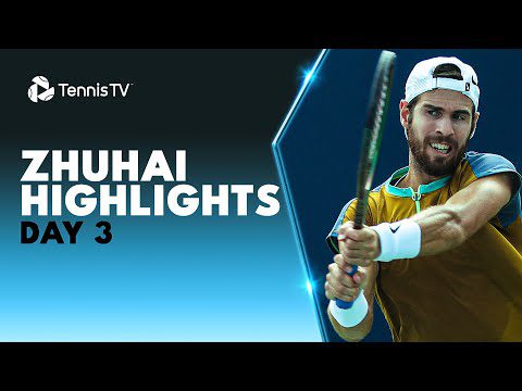 Khachanov Plays Bolt; McDonald, Nishioka & More Feature | Zhuhai 2023 Highlights Day 3