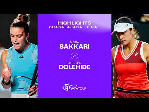 Maria Sakkari vs. Caroline Dolehide | 2023 Guadalajara Final | WTA Match Highlights