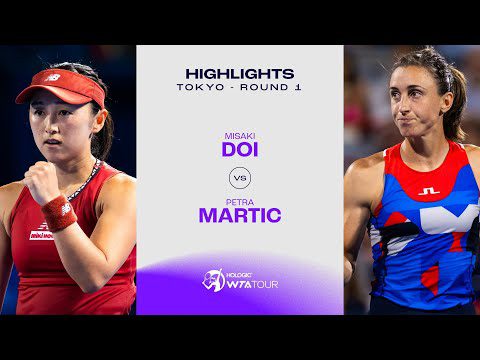 Misaki Doi vs. Petra Martic | 2023 Tokyo Round 1 | WTA Match Highlights