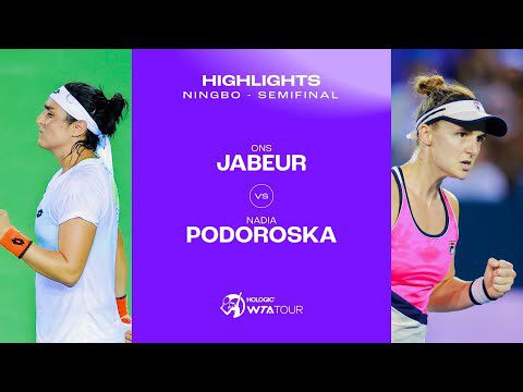 Ons Jabeur vs. Nadia Podoroska | 2023 Ningbo Semifinal | WTA Match Highlights