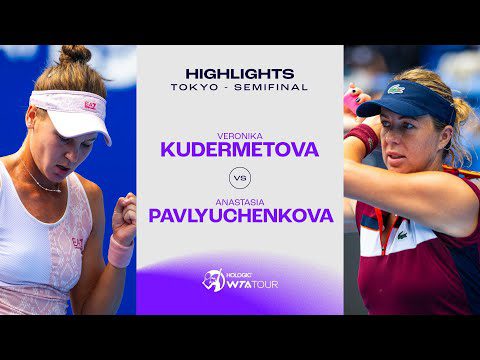 Veronika Kudermetova vs. Anastasia Pavlyuchenkova | 2023 Tokyo Semifinal | WTA Match Highlights