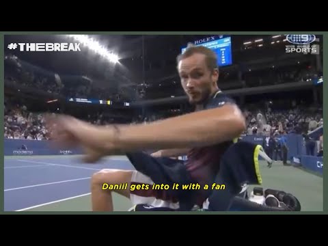 Daniil Medvedev swats away camera at U.S. Open | The Break