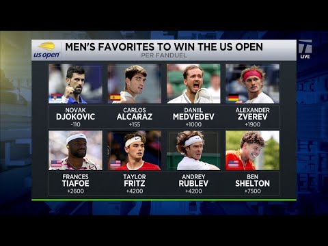 Who has the BEST odds to win US Open 2023? | Tennis Channel Live