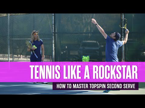 How to Master Topspin Second Serve with Actor Tyler Johnson: Episode 3 - Tennis Like a Rockstar