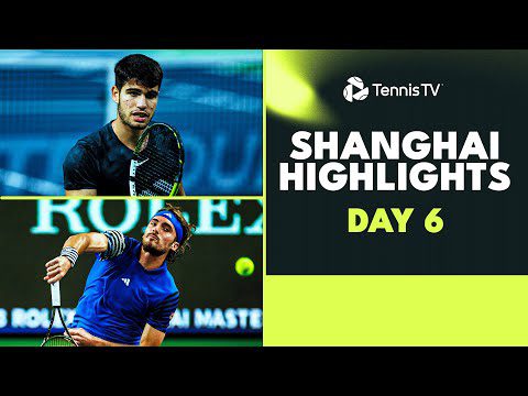 Alcaraz vs Evans THRILLER; Tsitsipas, Dimitrov & Schwartzman Play | Shanghai 2023 Highlights Day 6