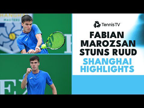 Fabian Marozsan STUNS Casper Ruud! | Shanghai 2023 Highlights