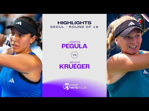 Jessica Pegula vs. Ashlyn Krueger | 2023 Seoul Round of 16 | WTA Match Highlights